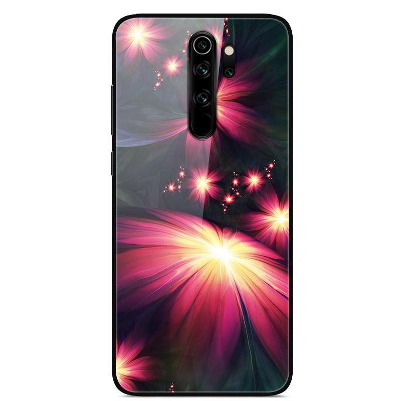 Для Xiaomi Redmi Note 8 Pro Чехол Закаленное Стекло Модный Милый Чехол для Телефона для Redmi Note 8 8T Note8 8Pro Задняя Крышка Funda Coque