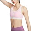 Спортивный бюстгальтер с высоким уровнем поддержки, быстросохнущий, дизайн Color Block Swoosh, женское нижнее белье, пена-розовый, HM4586663