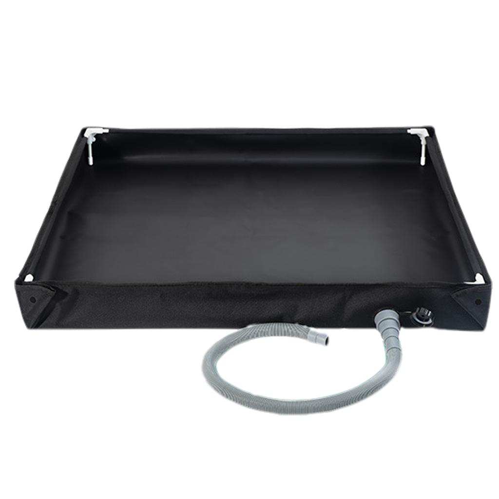 Outdoor Camping Shower Tray PVC Foldable Base With Drain For Shower Tent Portable Shower Camping