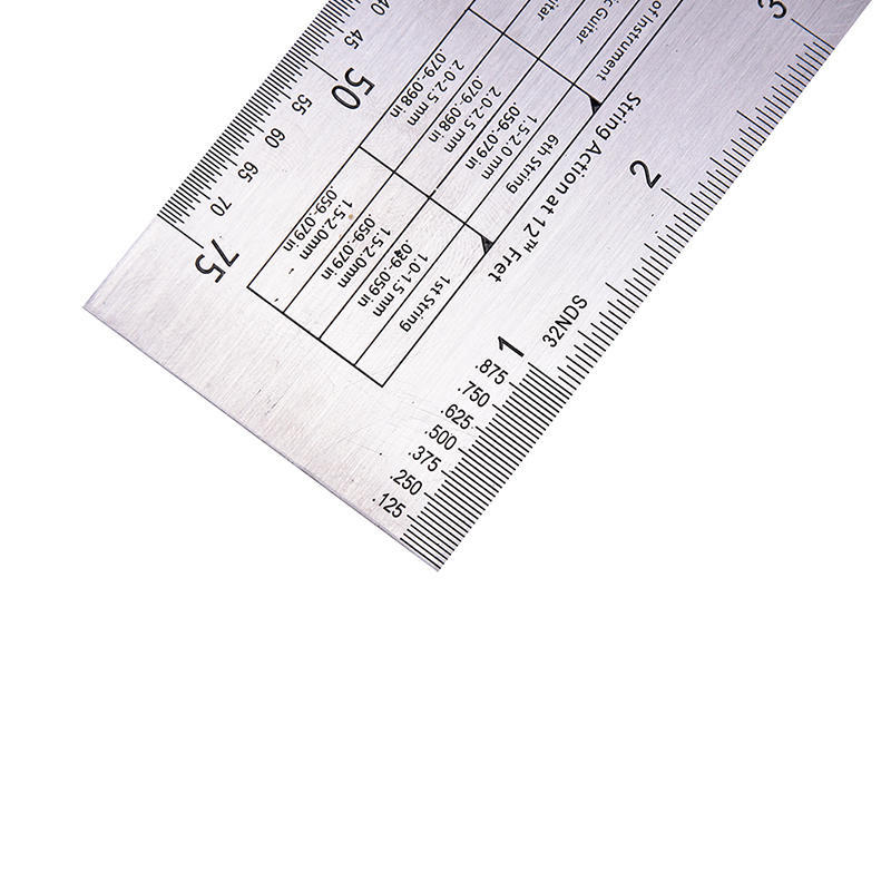 Steel String Action Gauge Ruler Guide Setup Measuring Luthier For Guitar Bass