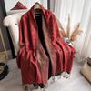 Classic Imitation Cashmere Fashion Versatile Jacquard Cashew Fringed Scarf Long Scarf Thin Ethnic Style