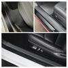 4 шт., защитный порог двери из углеродного волокна, 3D наклейки для Tesla Model 3 2023 2022, Стайлинг автомобиля
