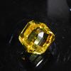 Natural Topaz Yellow Cube Cut CERTIFIED 148.40 Ct Loose Gemstone Huge Size