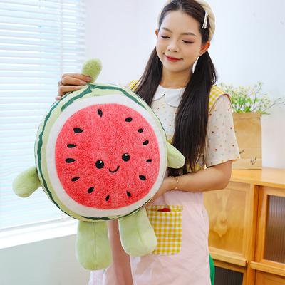 Плюшевая игрушка кукла-арбуз бегущая кукла-арбуз подушка для бросания