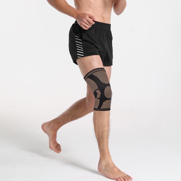 Унисекс компрессионные наколенники с медным наполнителем для бега и артрита - 1 шт., разные размеры