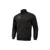 Solid Color Stand Collar Zip Sports Knit Jacket Men Jackets Black 22500409-001