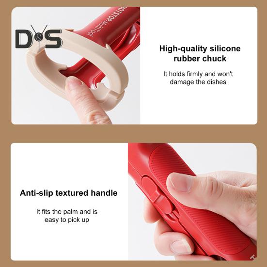 Антиожоговый держатель для горячей миски, тарелок, щипцов, зажимов, держателей для перемещения горячей плиты, мисок, кухонных щипцов