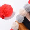 Baby Kids One Pieces Knitted Pom Hat Scarf Set Toddler Warm Double Fur Beanie Wool Hats Scarves
