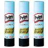 Plus Клей-карандаш Pritt Smooth Pritt среднего размера, набор из 3 шт. 29-719