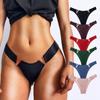 Women Sexy Panties Summer Silk G-String Fashion V Word 6 Color Underwear Seamless Breathable Thongs Ladies Intimates Lingerie