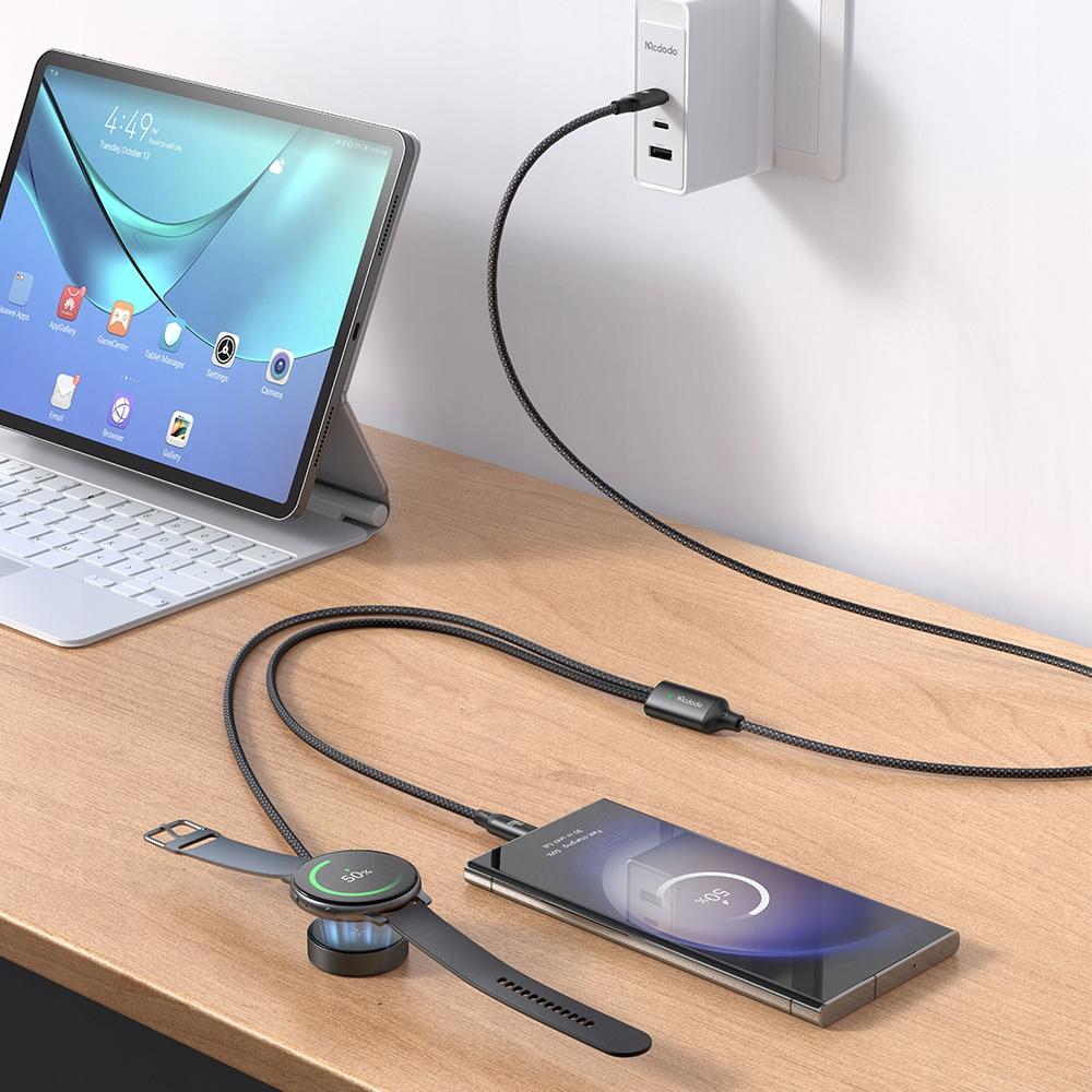 Mcdodo Inductive Charger For Samsung Galaxy Watch 2In1 Usb-C Laptop Cable