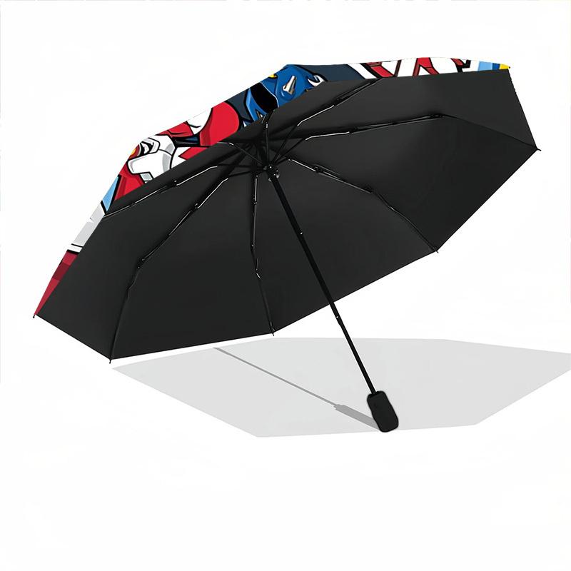 1pc Power Rangers Heroes Windproof Automatic Windproof Umbrella, Lightweight for Women/Men, Perfect Christmas Gift a0811228