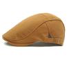 Хлопковая кепка Мужской берет Британская винтажная кепка-козырек Женская кепка с козырьком