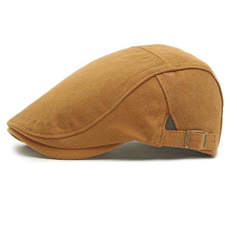 Хлопковая кепка Мужской берет Британская винтажная кепка-козырек Женская кепка с козырьком