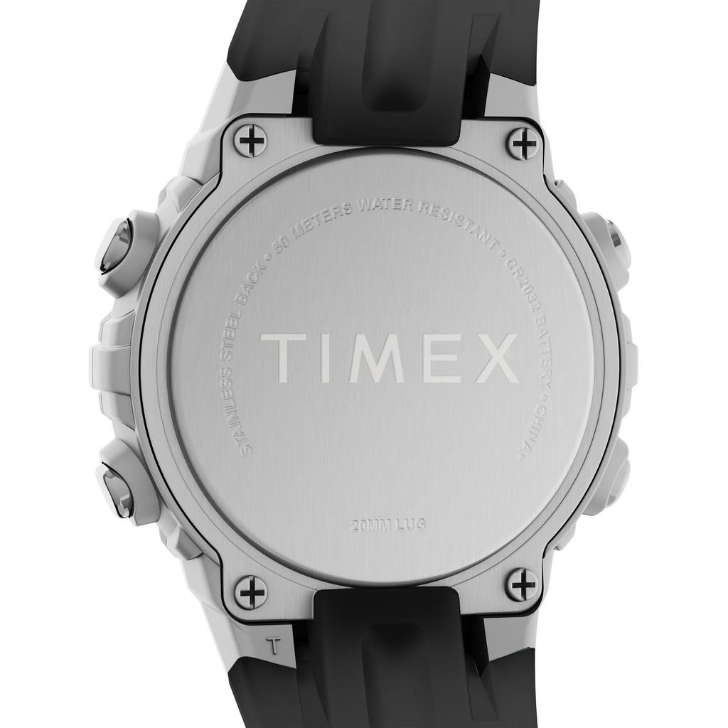 Часы Timex Uni Digital 33 мм, черные/черные/цифровые.