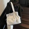 Sweet Harajuku Aesthetic Handbag Large Capacity Korean Style Floral Tote Bag Cloth Underarm Drawstring Shoulder Bag Streetwear