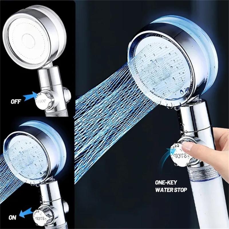 7 Color LED Shower Head Shower Automatic Color Changing Water Saving Shower Filter Shower Head With/No Rgb Temperature Control