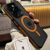 Двухцветный Матовый Матовый Магнитный Чехол Для Телефона Для iPhone 17 16 15 14 Plus 13 12 11 Pro Max Полупрозрачный Ударопрочный Жесткий Чехол