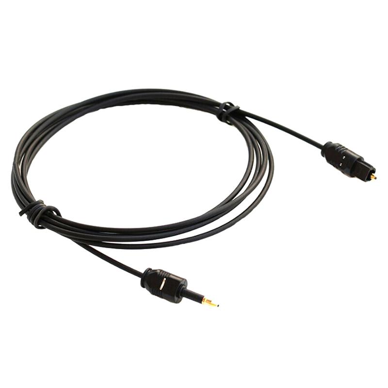 1.96Ft Toslink Male To Mini Plug 3.5Mm Male Цифровой оптический Spdif аудиокабель