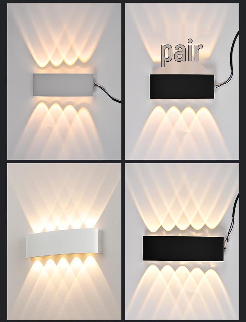 Waterproof LED Outdoor Wall Lamp, Single Head Up/Down Spotlight for Courtyard, Bedroom, Corridor, Hallway