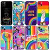 LGBTQ Lesbian Gay Pride Rainbow Case For iPhone 15 14 13 12 11 16 Pro Max Mini 7 8 Plus X XR XS Max Back Cover