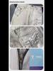 Джинсы High Street 3D-Cut Flared Graffiti Gradient в черном и сером цвете