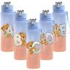750ml Cartoon Letter Printed Lovely A-Z Water Cup Portable Children Plastic Cartoon Outdoor Sport Large Capacity Water Bottle