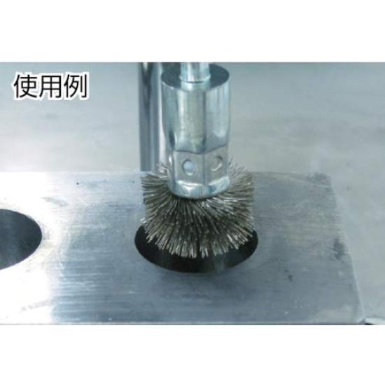 Щетка проволочная зонтичная TRUSCO, квадратная, 20, 20WKK-6