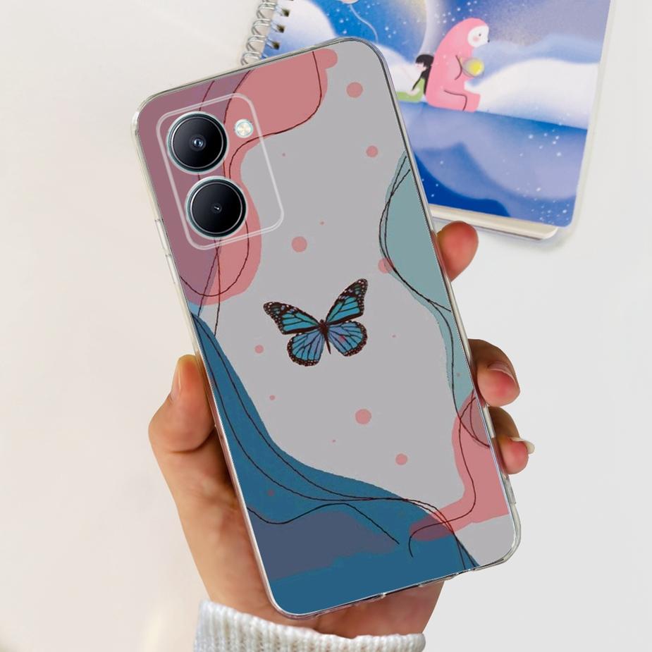 Для Realme C33 2023 Чехол Новый Модный Расписная Задняя Крышка Мягкий Силиконовый Чехол для Телефона Для Realme C33 C 33 RealmeC33 Fundas 6.5'' Сумки