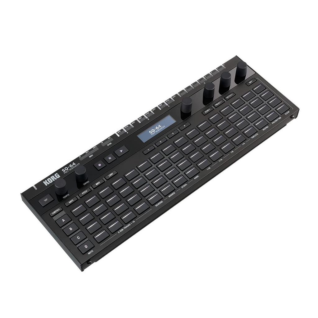 KORG Polyphonic Step Sequencer Freely Operate All Devices Various Connection Terminals Ideal for Music Production and Live Performances SQ-64