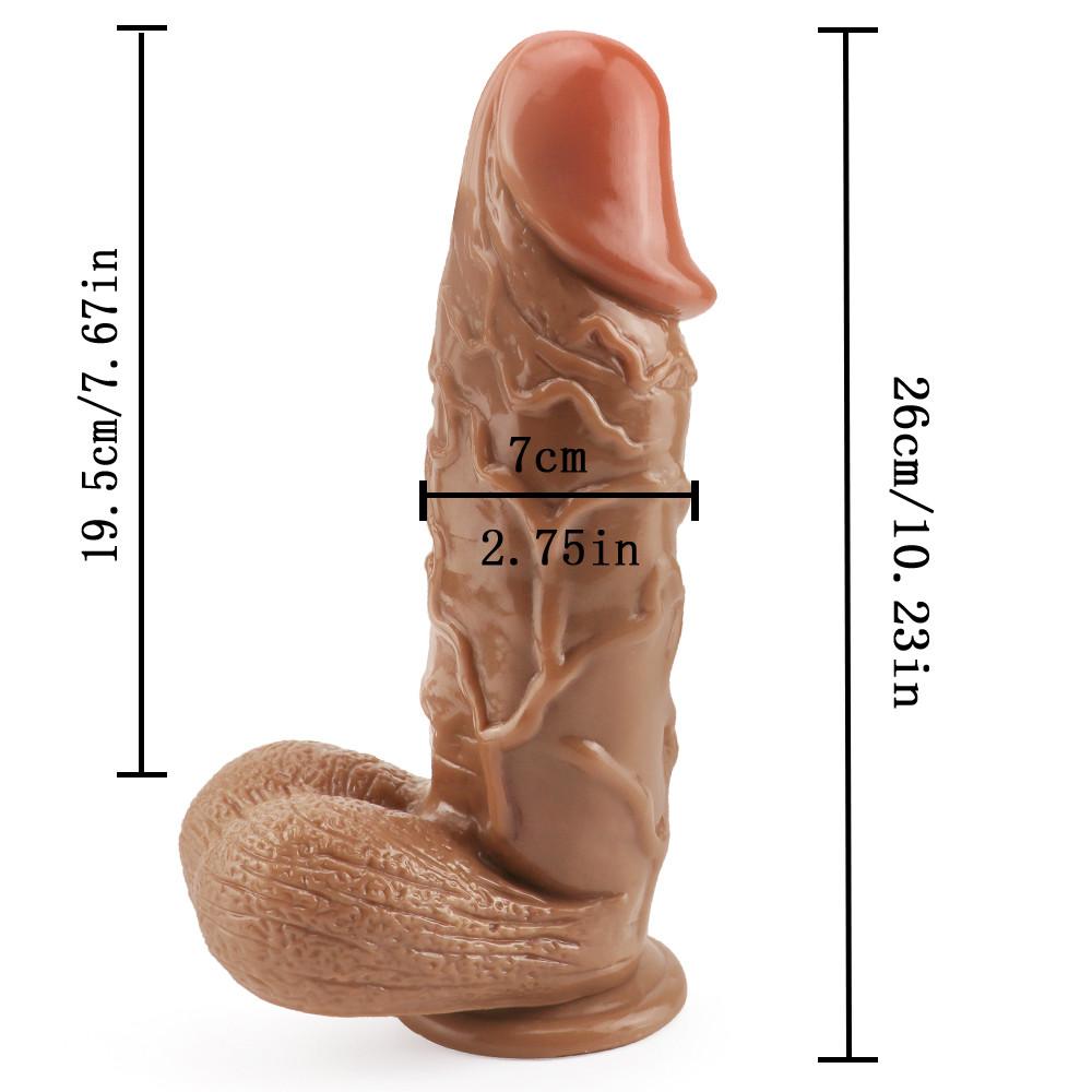 MoDi Реалистичный фаллоимитатор мягкий большой пенис с присоской Секс-игрушка