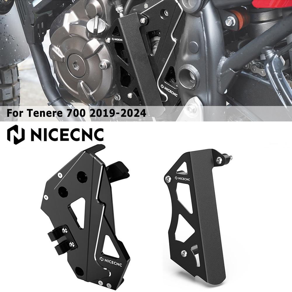 NICECNC For Yamaha Tenere 700 2019-2024 Chain Sprocket Guard Gear Shift Linkage Cover T700 XTZ700 Tenere 700 Accessories
