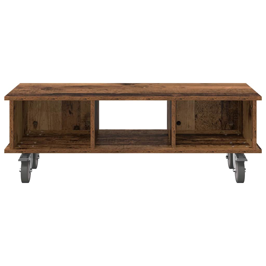 TV Stand Reclaimed Wood Look 100 x 35 x 35 cm Engineered Wood