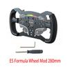 R5R3Racing Simulator Steering 280mm Aviation Grade Aluminum Body Specially Designed and Adapted for theES Wheel Body Accessories