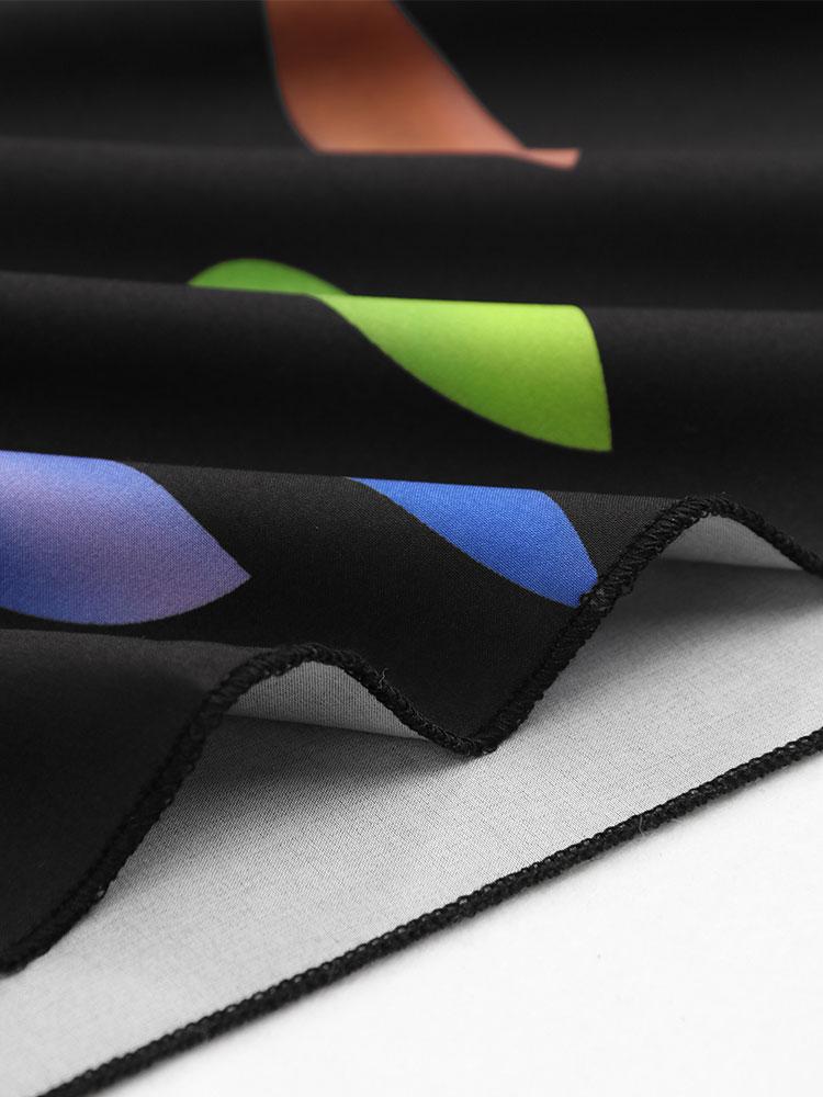 EDOLYNSA Plus Size Kaftan Red Bohemian Printed Summer Long Beach Dress Women Homewear Outfit Swim Suit Cover Up Loose Caftan