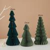 Соты Бумажная Рождественская Елка Настольные Украшения - Праздничный Реквизит для Фото и Декор для Праздничной Атмосферы