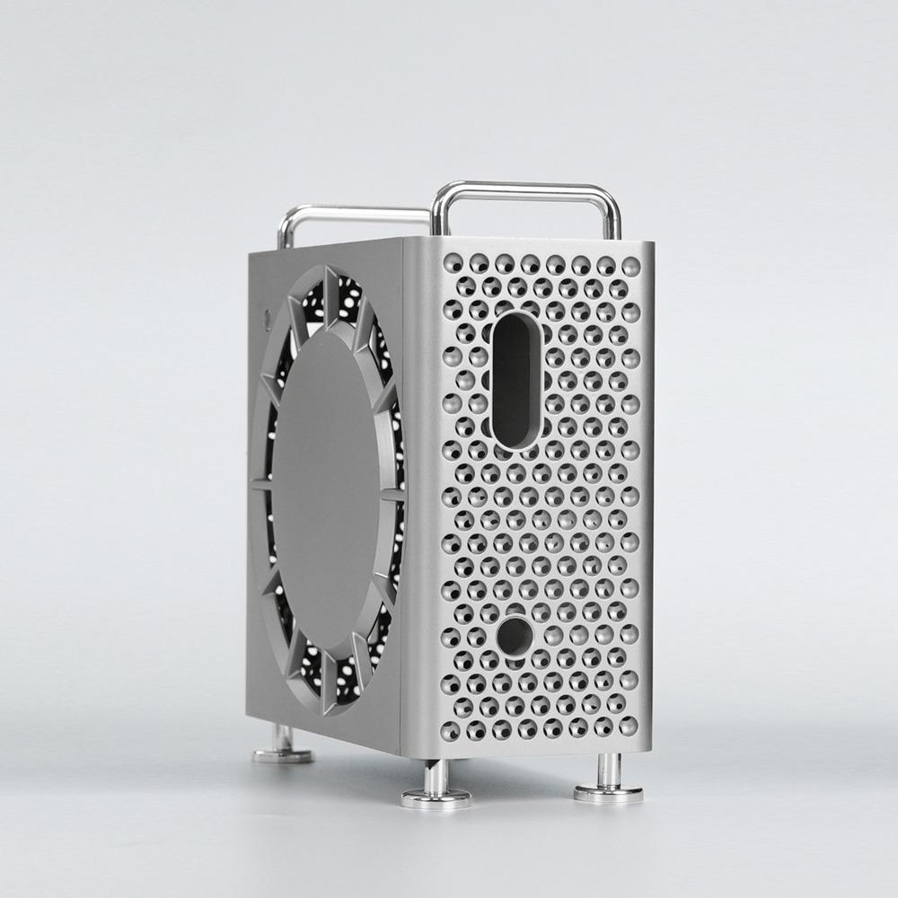 Пылезащитный защитный чехол ABS Защита от царапин Корпус компьютера Защитник Рассеивание тепла Вертикальная подставка для Mac Mini M4/M4 Pro 2025