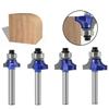 6mm 6.35mm Shank Corner Round Professional Level Over Router Bit with Bearing Milling Cutter for Wood Woodworking Tool Tungsten Carbide