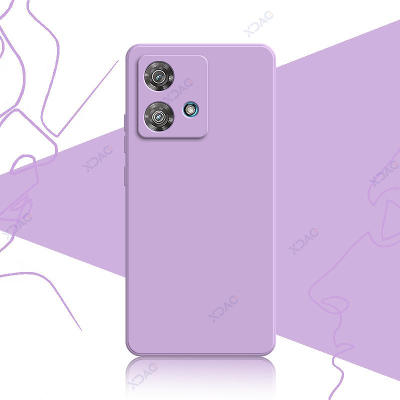 Чехлы для мобильных телефонов Motorola Edge 40 Neo MotoEdge40Neo 5G 6,55" 360 мягкие роскошные квадратные жидкие силиконовые чехлы Shield