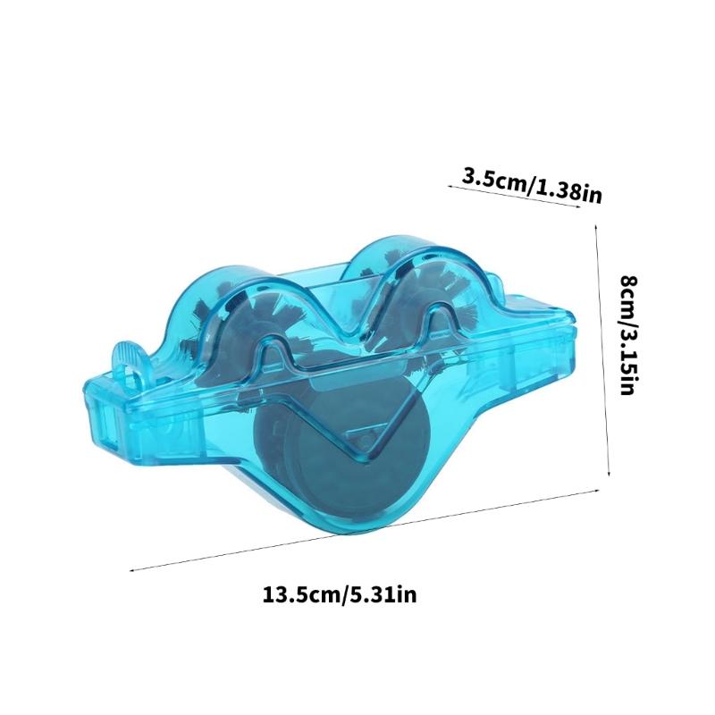 Versatiles Chain Cleaning Device Bike Motorcycles Cleaning Tool Scrubber Brushes for Regular Bike Maintenances