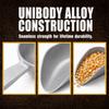 Erosion Resistant Grain Scoop Shovel Silver Multipurpose Feed Scoop Pet Food Scoop  Poultry Feed