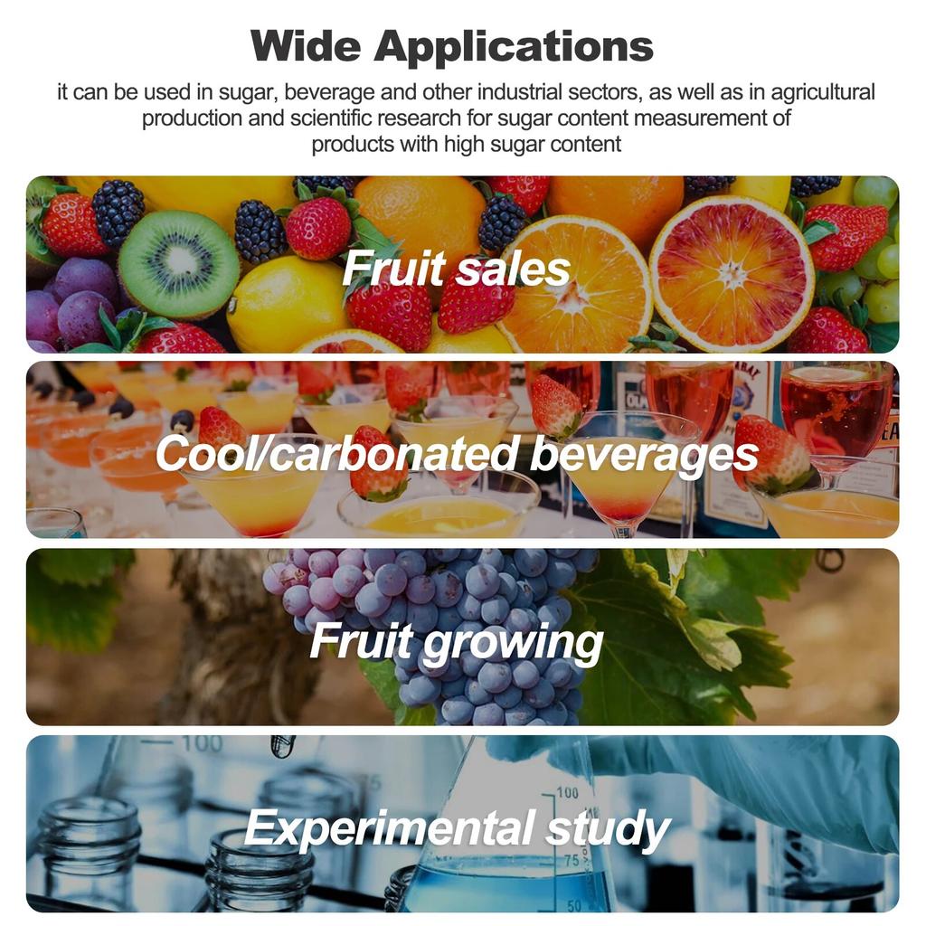 SMART SENSOR ST335A Цифровой рефрактометр ATC Тестер процента сахара 0-35% Брикс Детектор концентрации сахара Сахарометр для меда