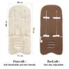 Baby Stroller Imitation Hair Cushion with Thickened Cotton Universal Stroller Cushion Dining Chair Baby Stroller Accessories