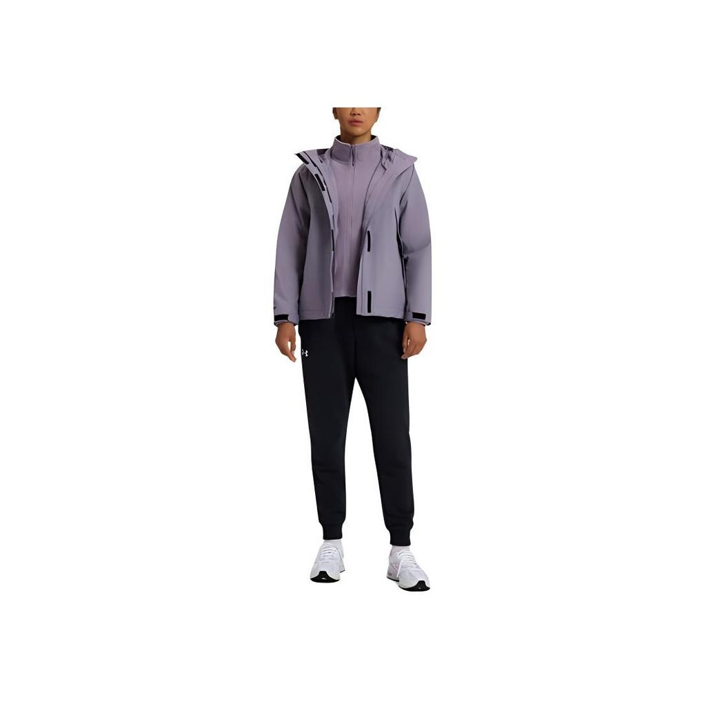 Under Armour Ua Ef однотонная теплая модная куртка с капюшоном женская куртка фиолетовая 6001978-550