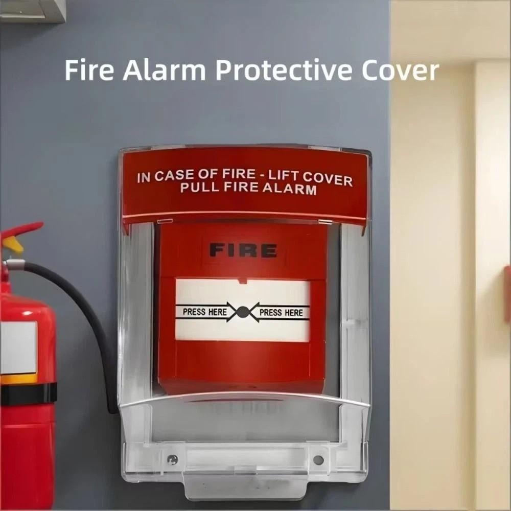 Wall Mounted Alarm Pull Station Cover Transparent Housing Protective Cover Schools