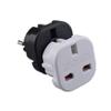 Depoguye EU To UK Plug, адаптер-переходник для розеток Великобритании и Европы, адаптер-переходник с 2-контактного на 3-контактный адаптер переменного тока, адаптер для вилки Великобритании