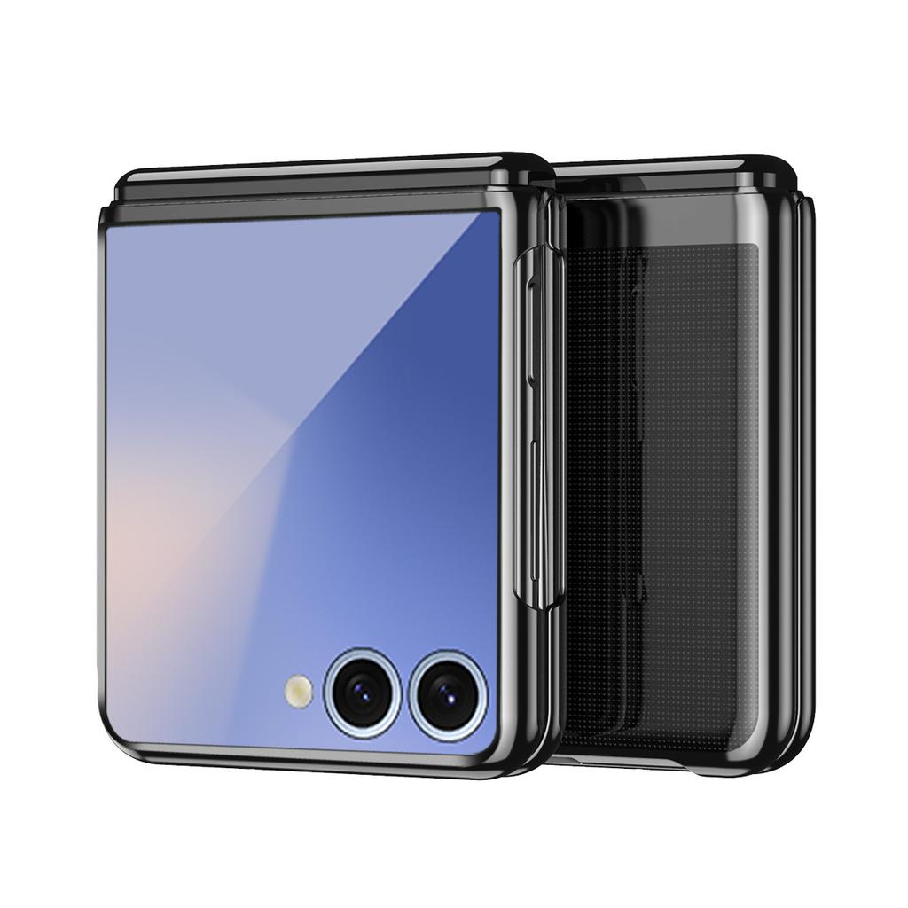 Применимый чехол для телефона Samsung Z Flip1 с гальваническим покрытием, прозрачный, для складного экрана, чехол Galaxy zflip1/1/1/1