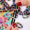 100pcs Cute Mini Scrunchie Sweet Kids Girls Colorful Hair Ties