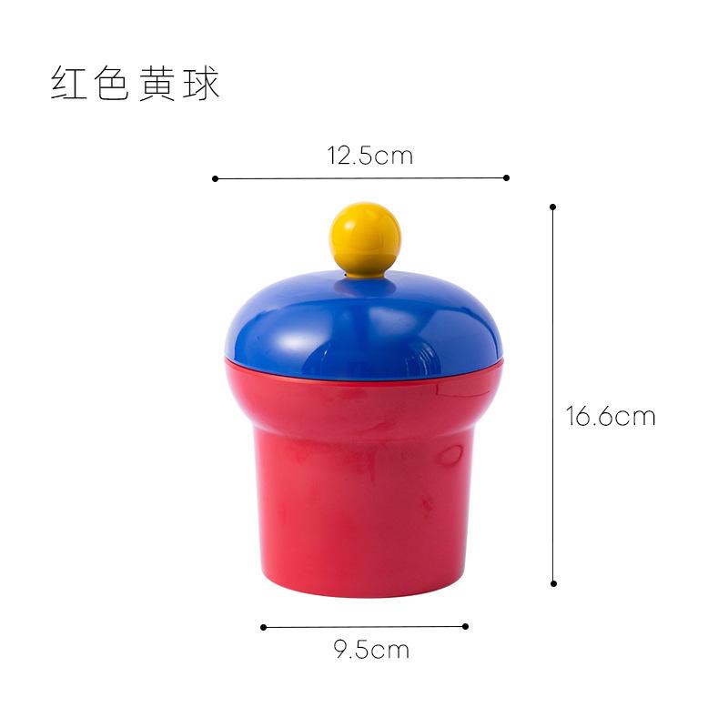 Керамическая банка для хранения продуктов питания Круглый поднос для хранения Чаша для сухофруктов Поднос для закусок Бутылка для хранения Банки для конфет Банка для ватных палочек