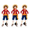 Hot Toys Совместно Подписывает Аниме Фигурку One Piece Уверенный Улыбающийся Луффи Трехликая Кукла Сменное Лицо Фигурка Действия Модель Игрушки Наборы